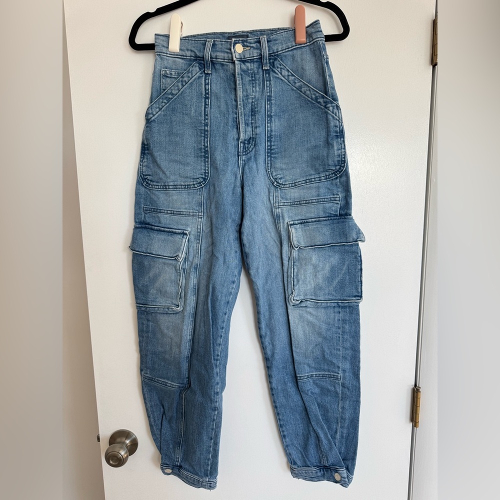 MOTHER Cargo Blue Jeans